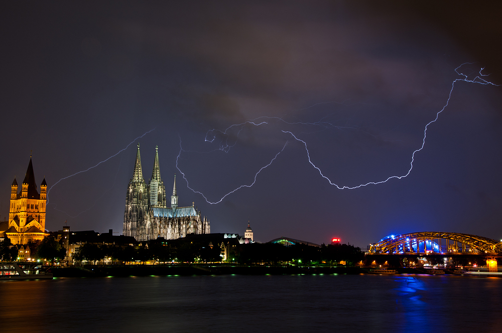 Gewitter über Köln