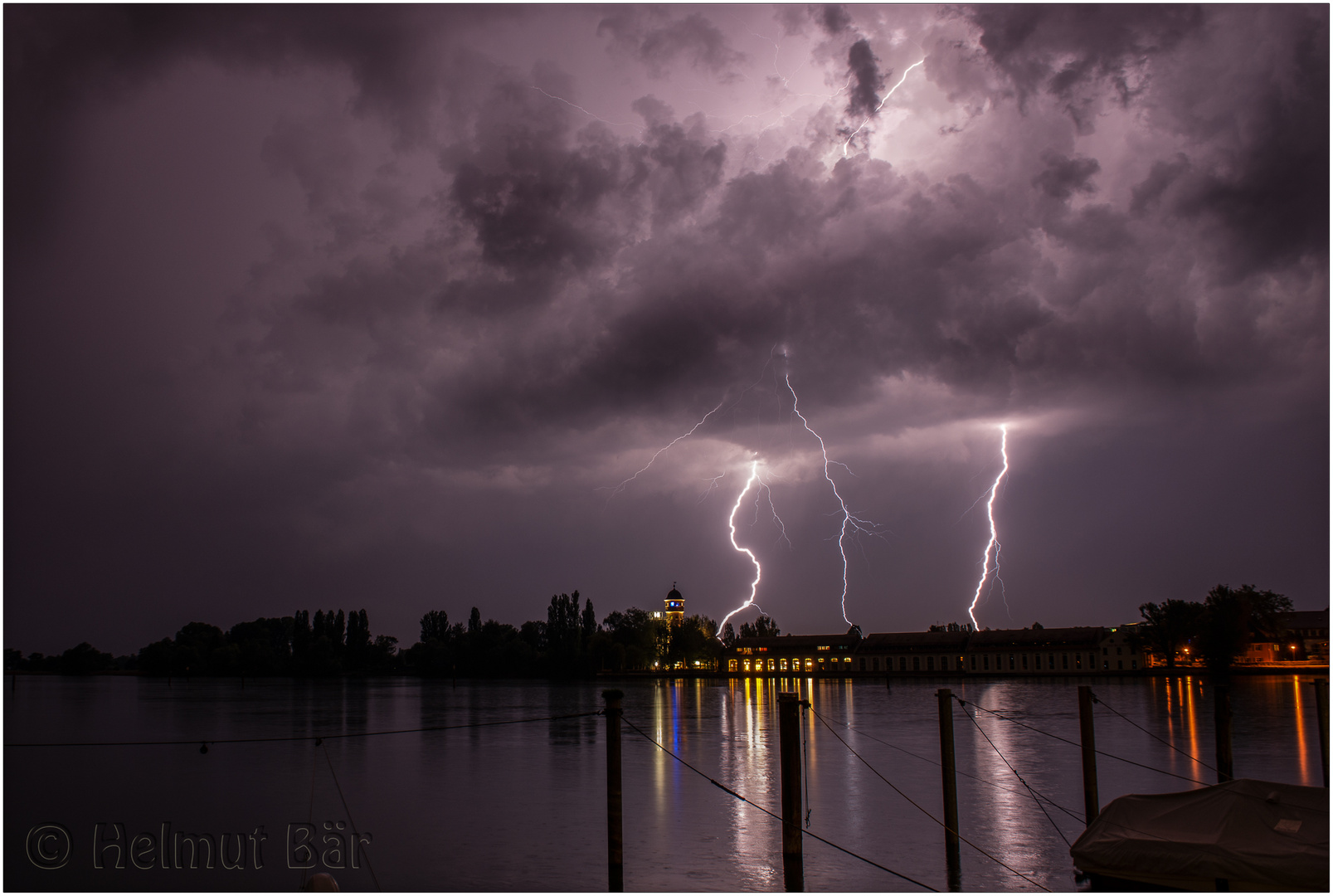 Gewitter über Konstanz