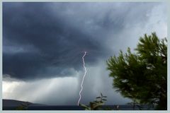 Gewitter über Kroatien