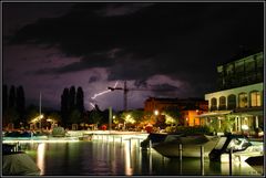 Gewitter über Lachen