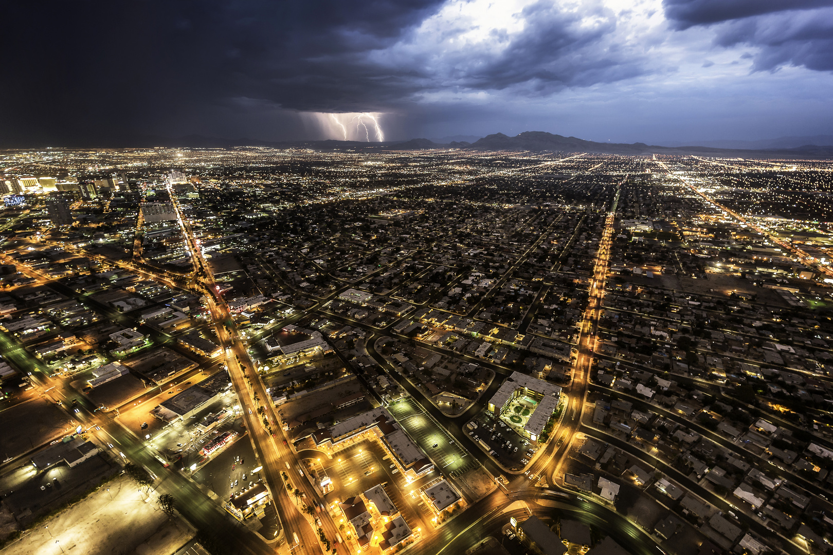 Gewitter über Las Vegas