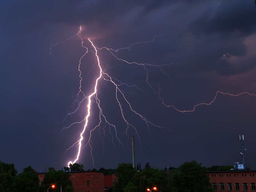 Gewitter über Leipzig