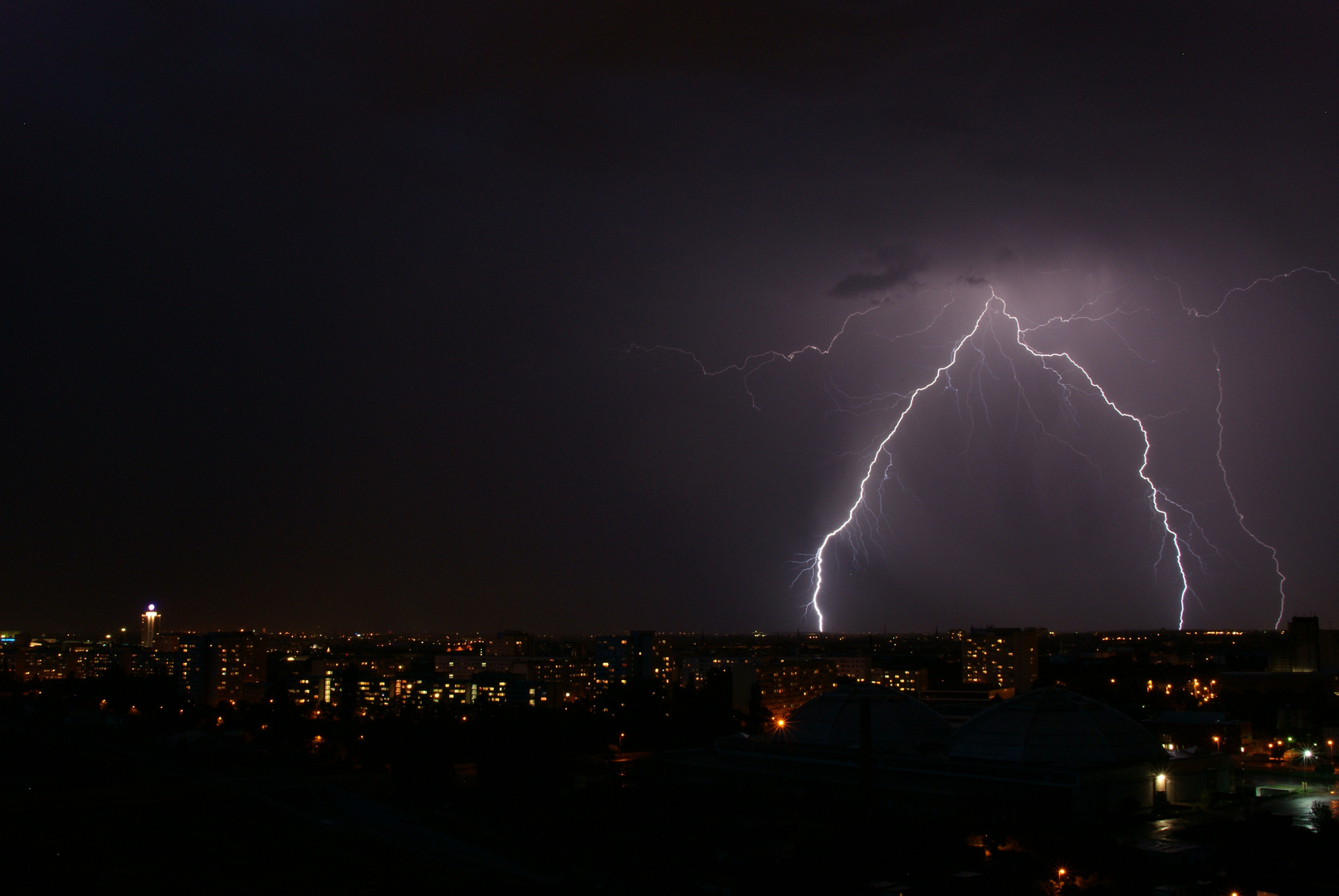 Gewitter über Leipzig