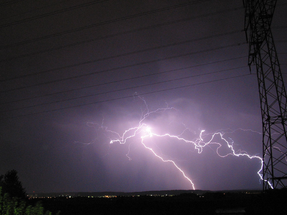 Gewitter über Maichingen