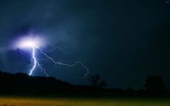 Gewitter über Mannersdorf am Leithagebirge