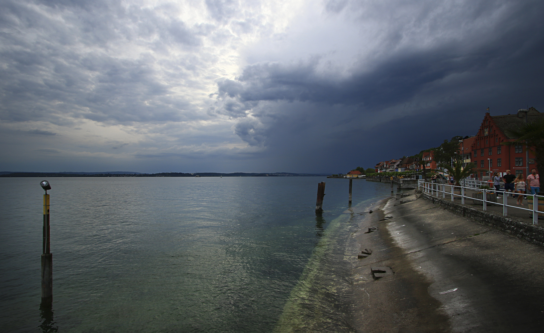 Gewitter über Meersburg