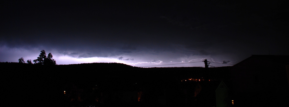 Gewitter über Meiningen