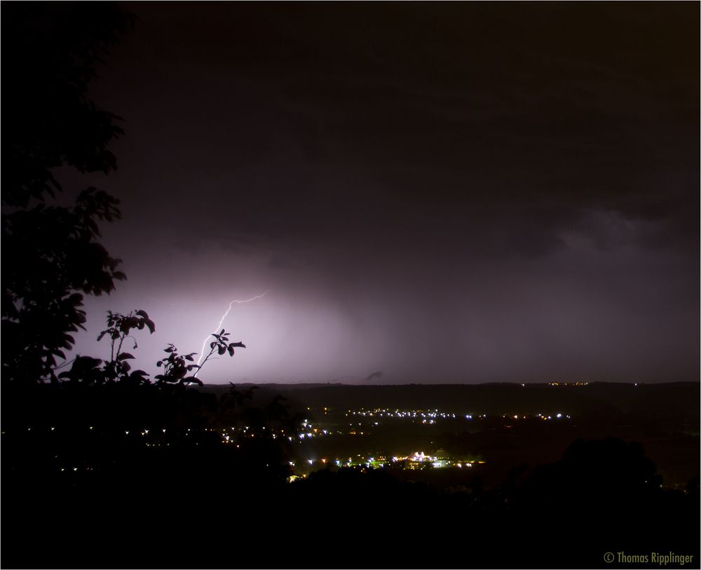 Gewitter über Merzig..