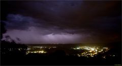 Gewitter über Merzig.