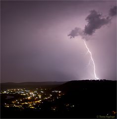 Gewitter über Merzig.......