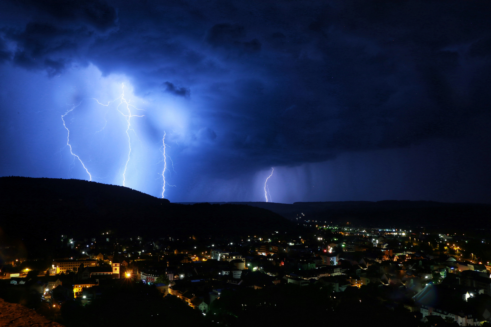 Gewitter über Merzig 