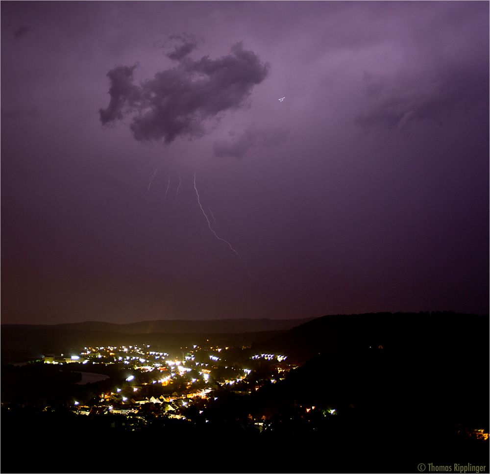 Gewitter über Merzig....