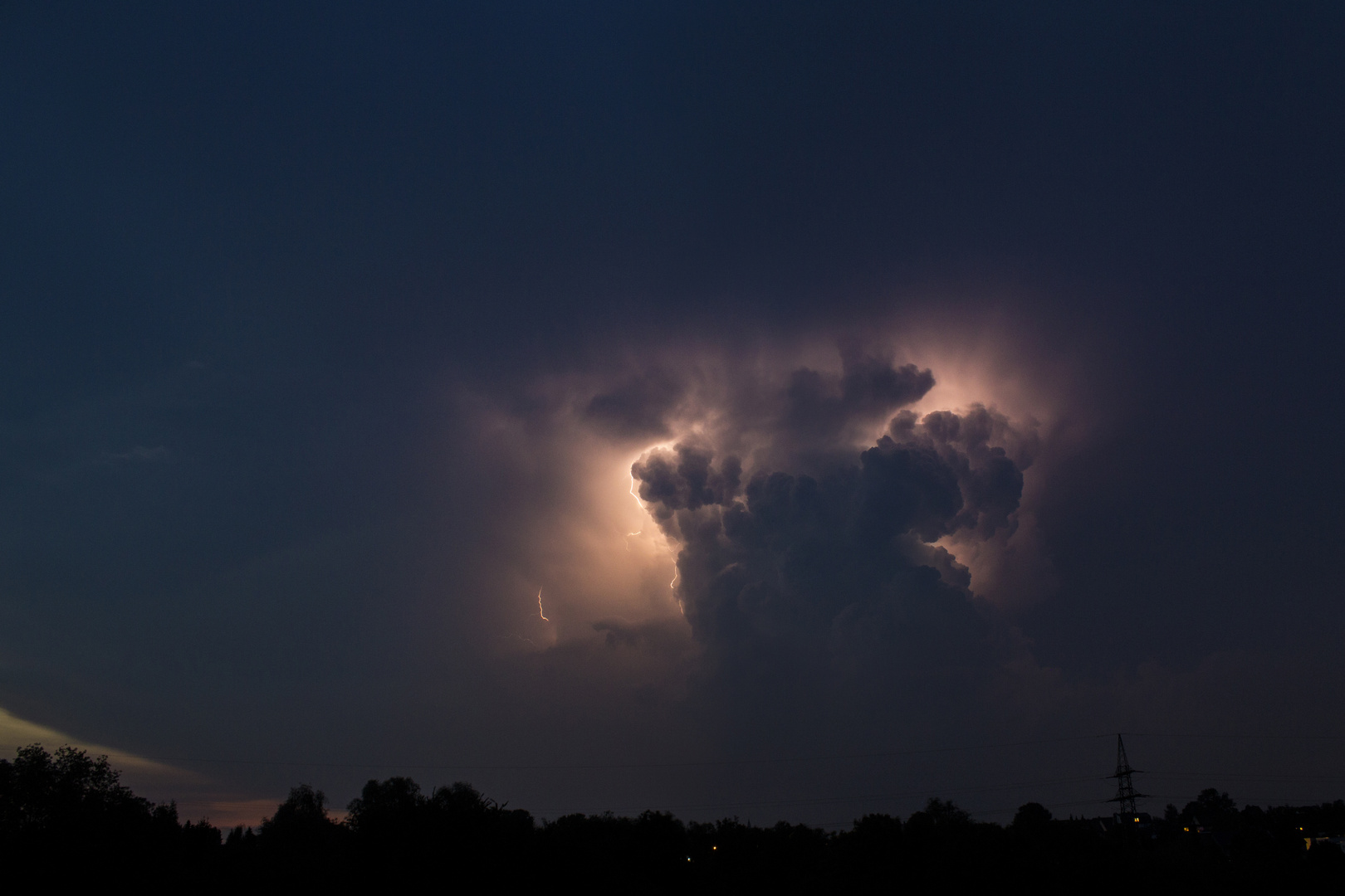 Gewitter über Minden