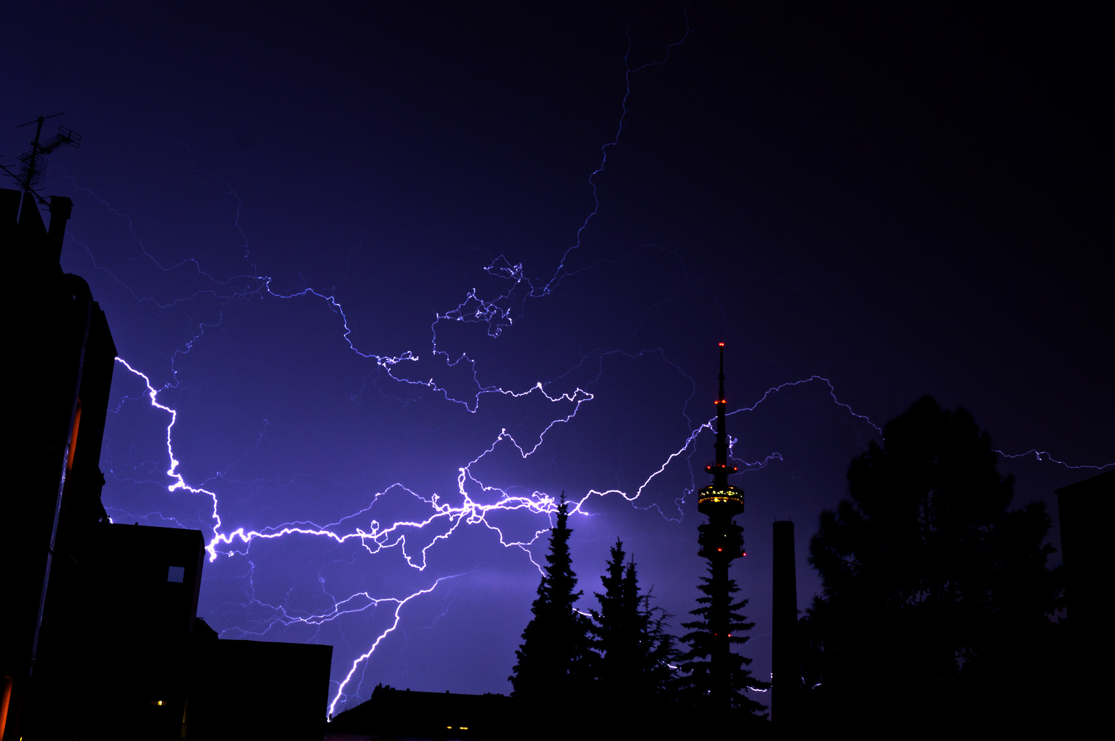 Gewitter über München