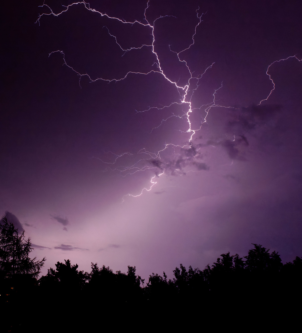 Gewitter über München