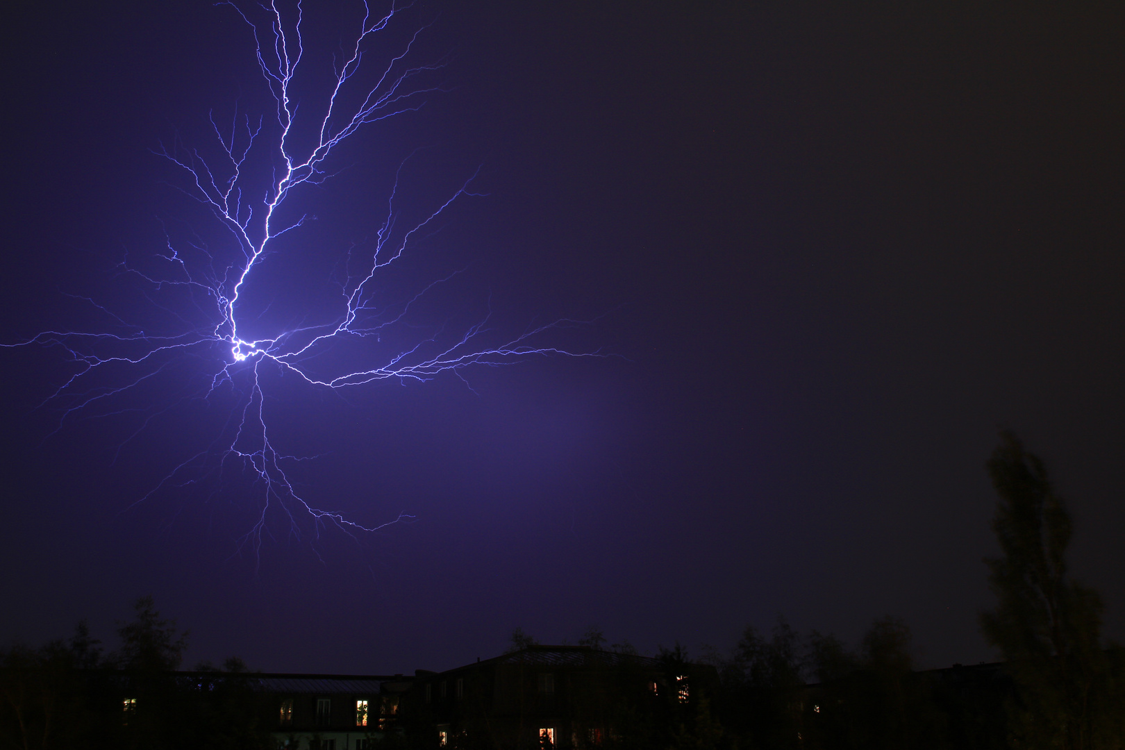 Gewitter über München