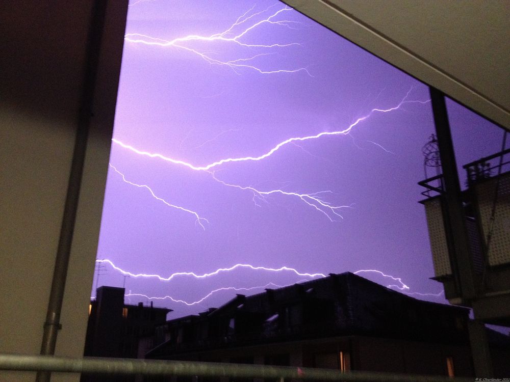 Gewitter über München