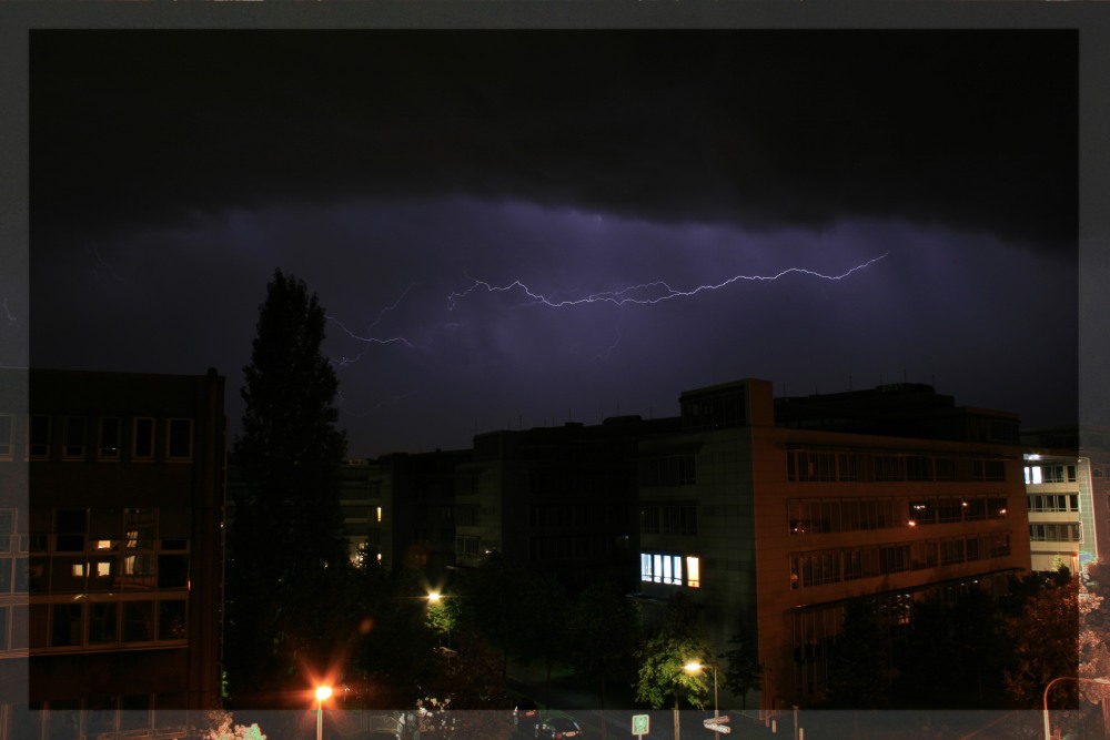 Gewitter über Neuperlach