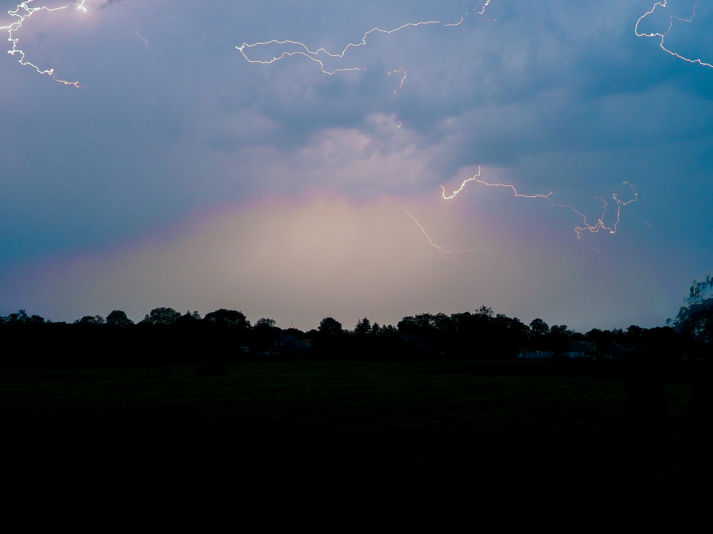 Gewitter über Norddeutschland