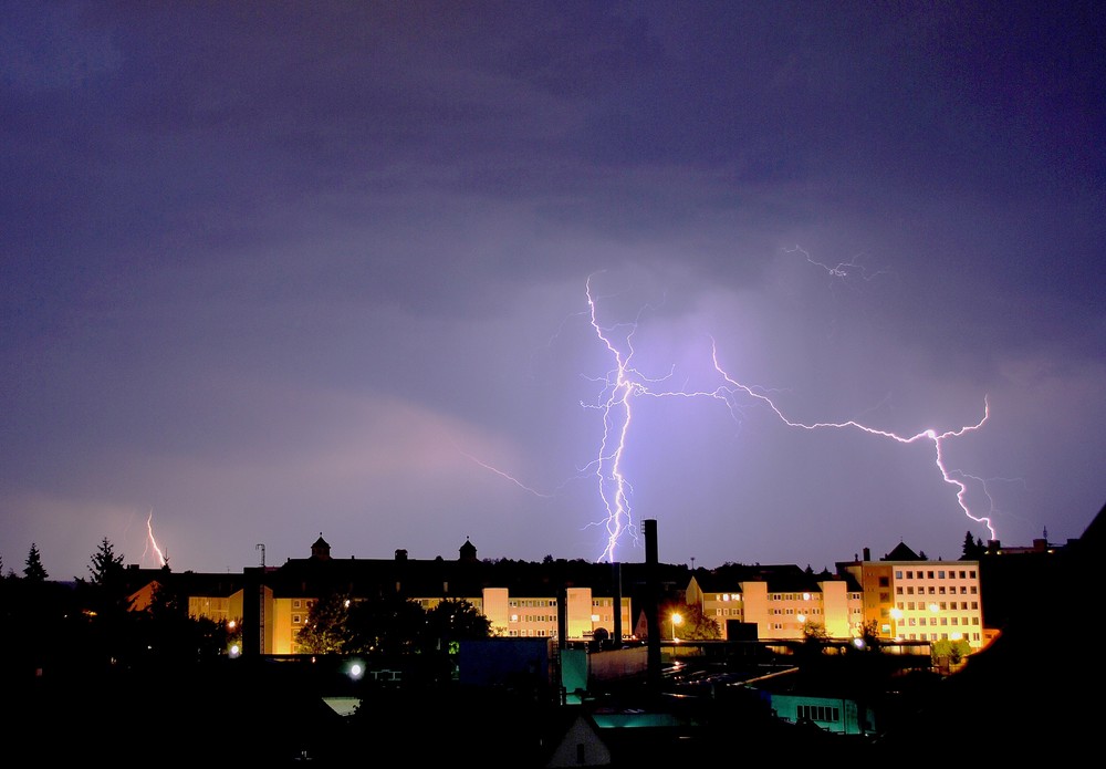 Gewitter über Nürnberg