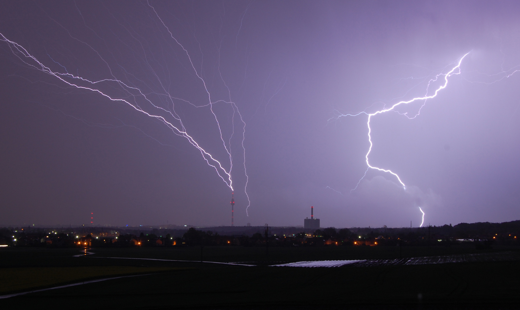 Gewitter über Nürnberg