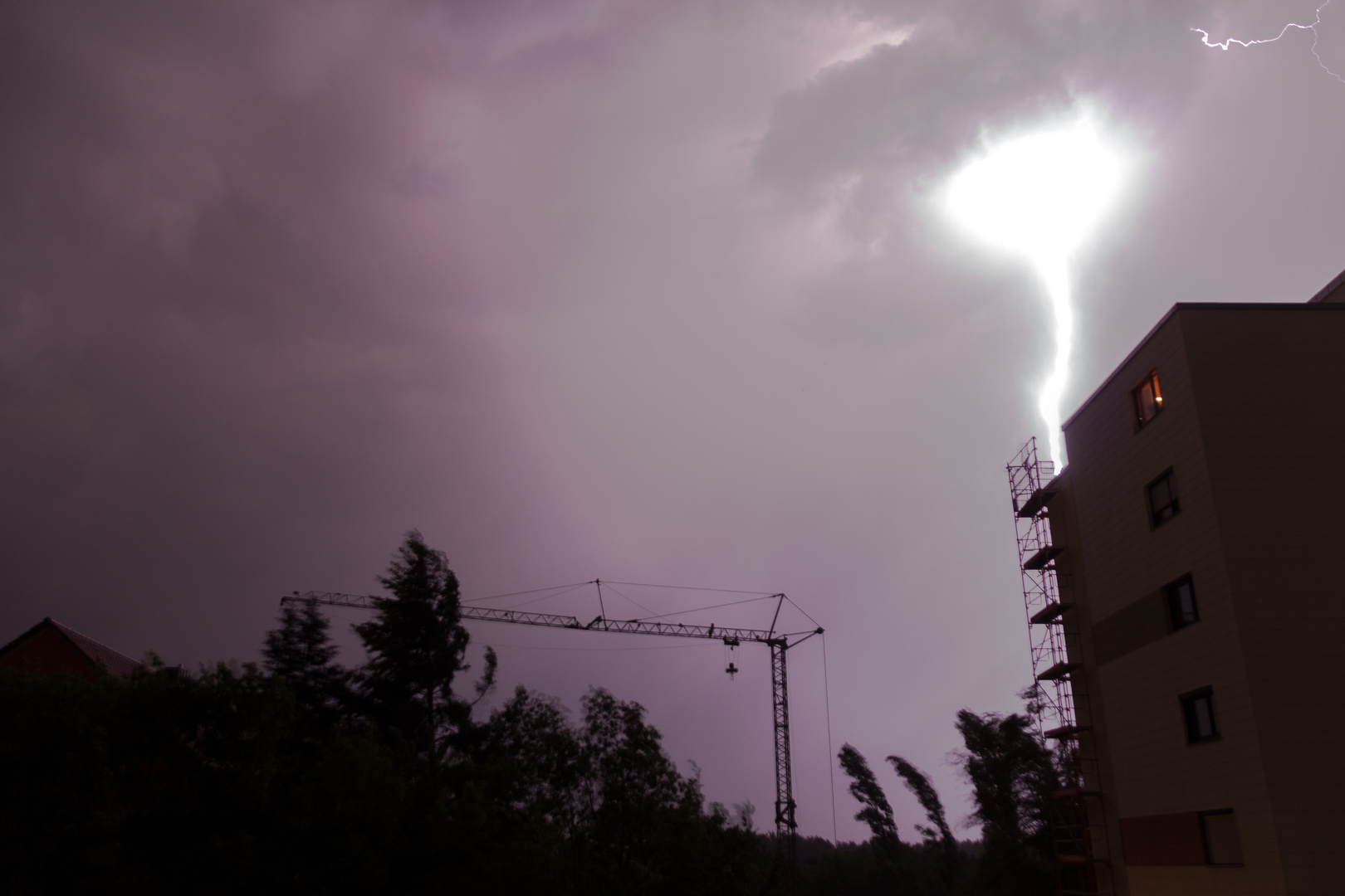 Gewitter über Oberasbach