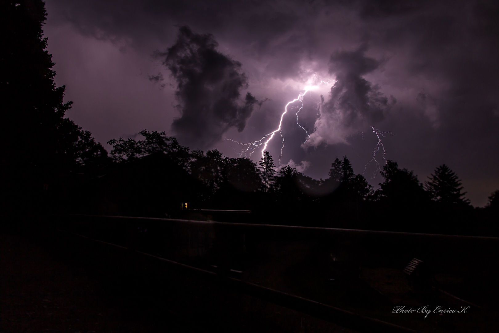 Gewitter über Oberbayern