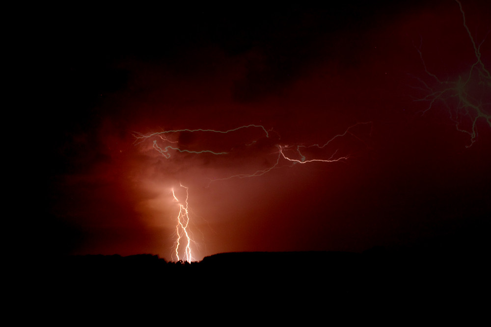 Gewitter über Oberschwaben