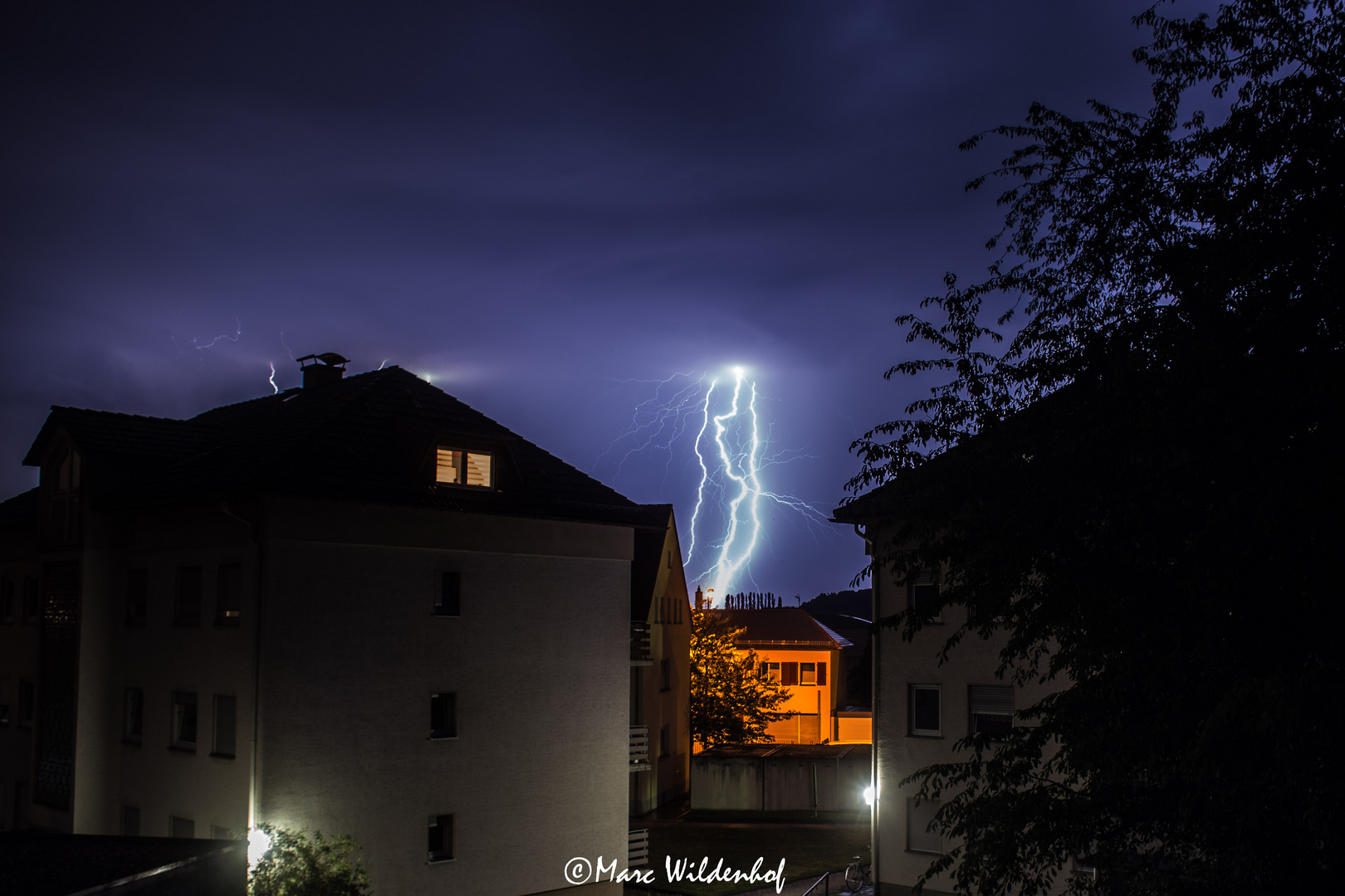 Gewitter über Oberursel