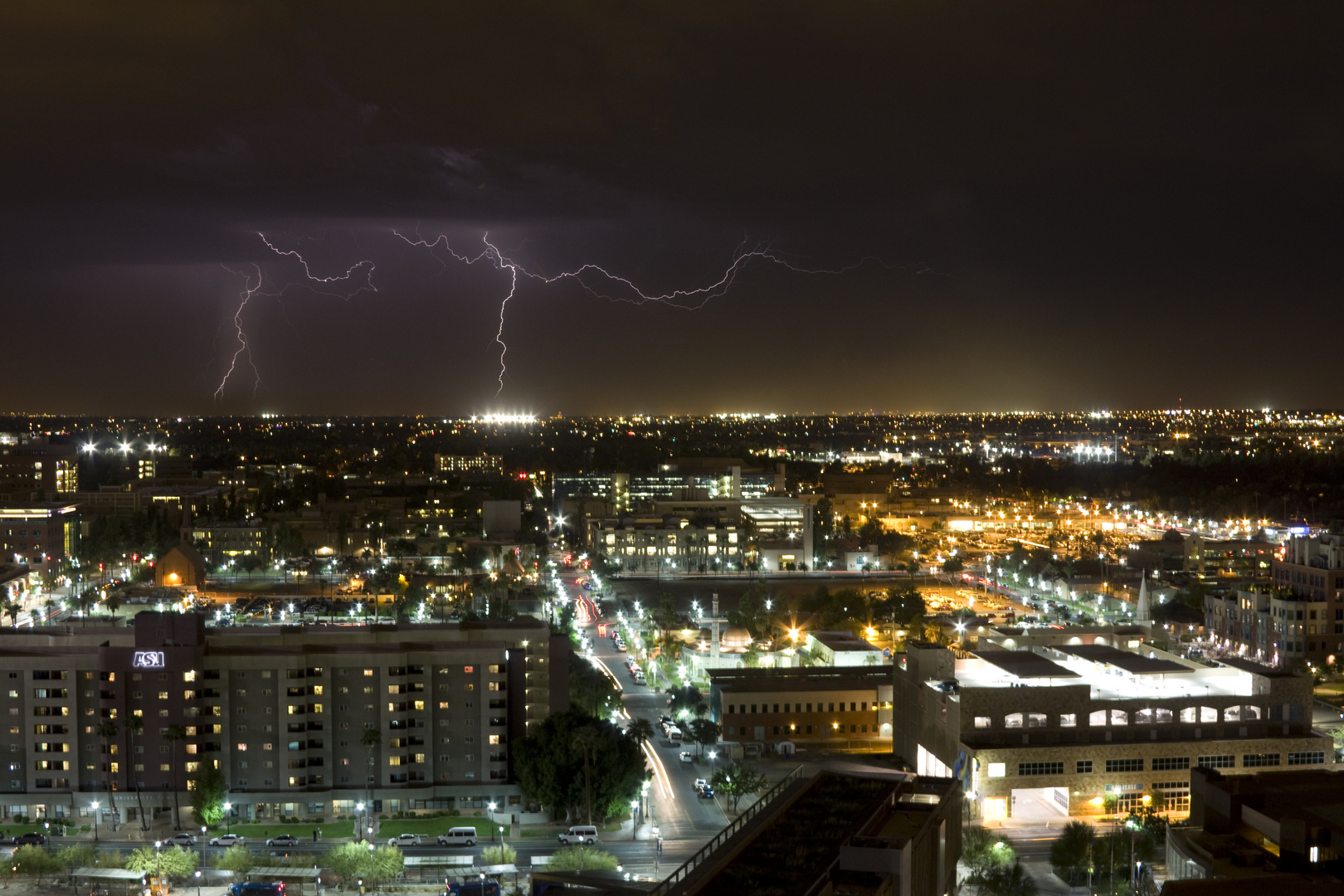 Gewitter über Phoenix, AZ