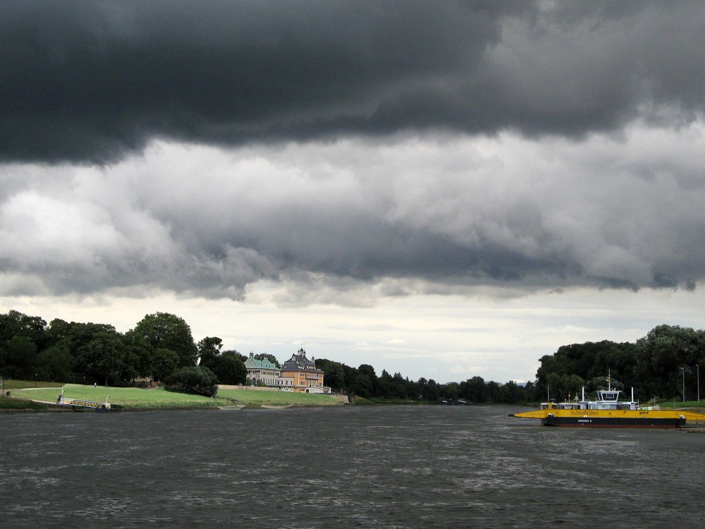 Gewitter über Pilnitz