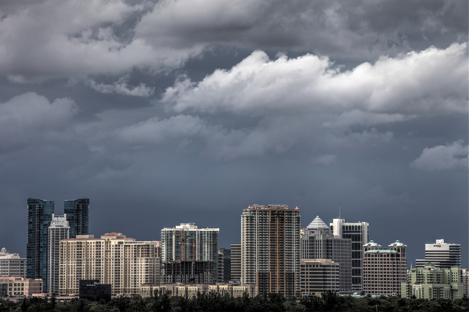 Gewitter über Port Lauderdale