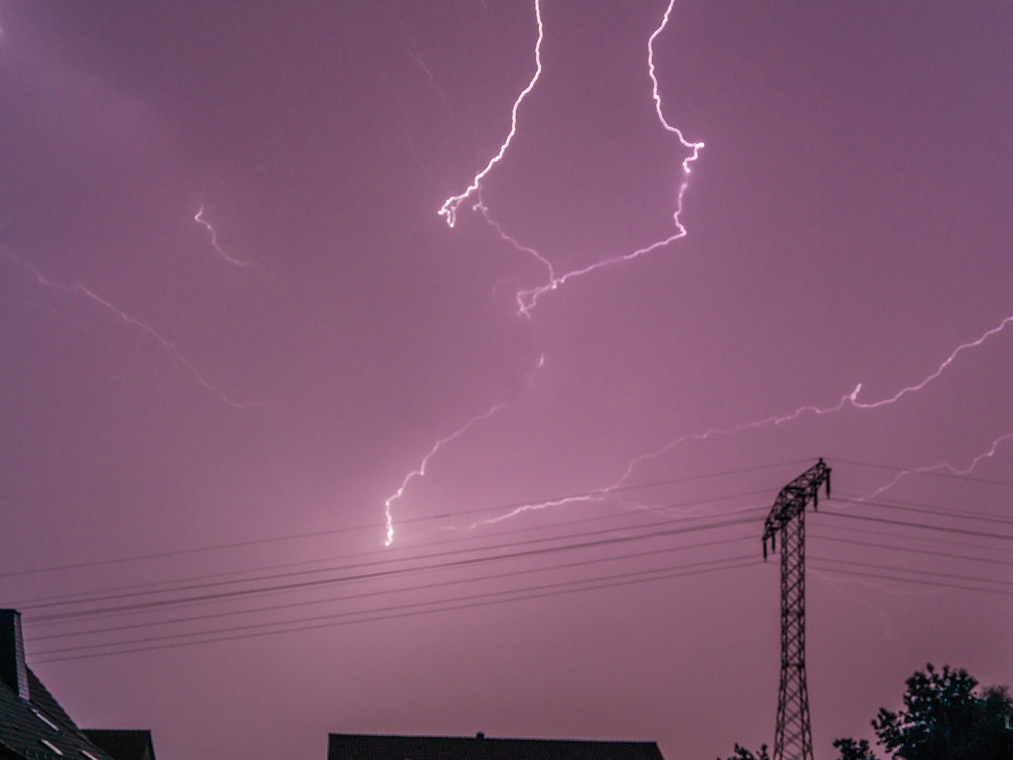 Gewitter über Priestewitz