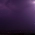 Gewitter über Radebeul