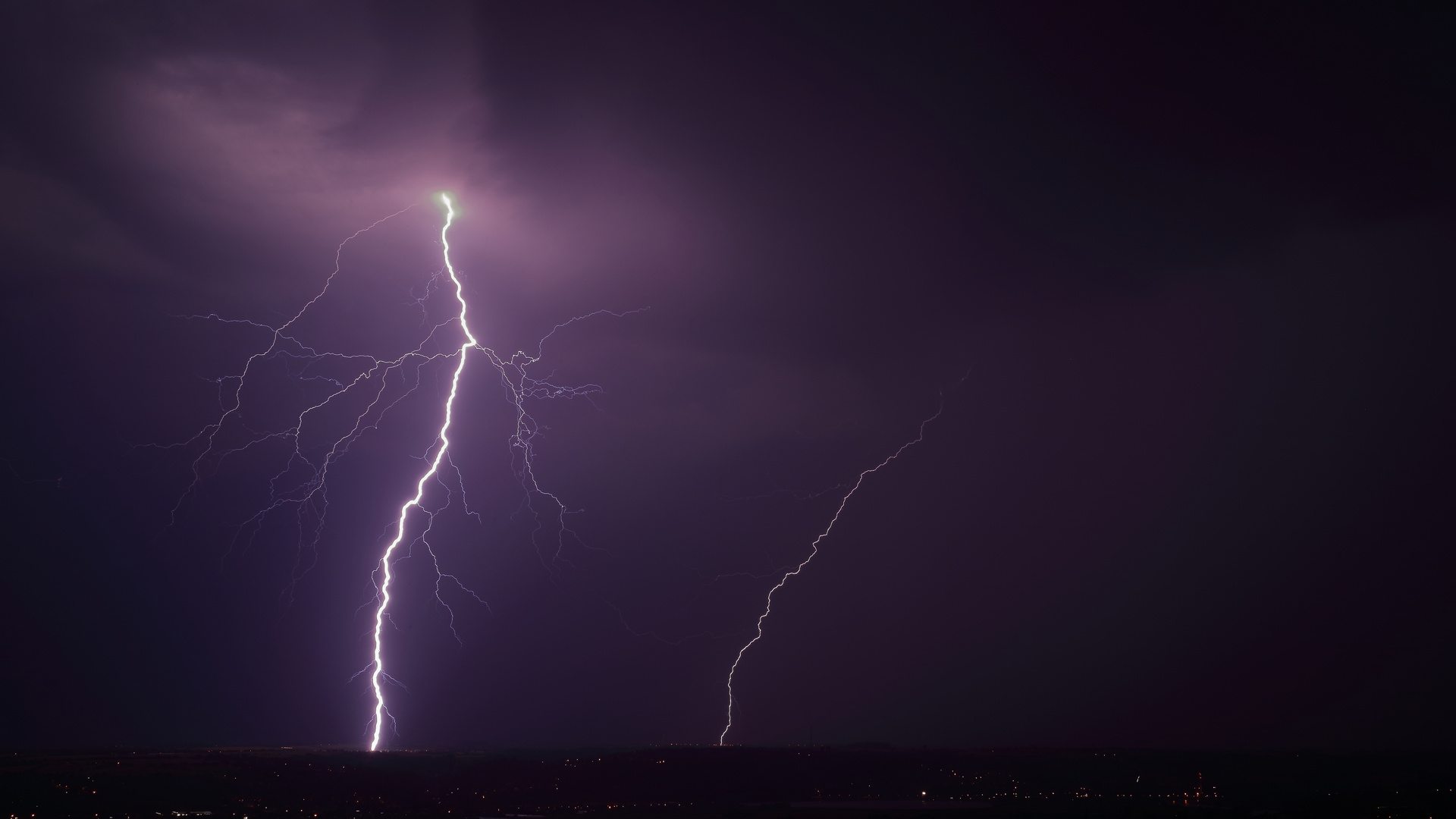 Gewitter über Radebeul Bild 3