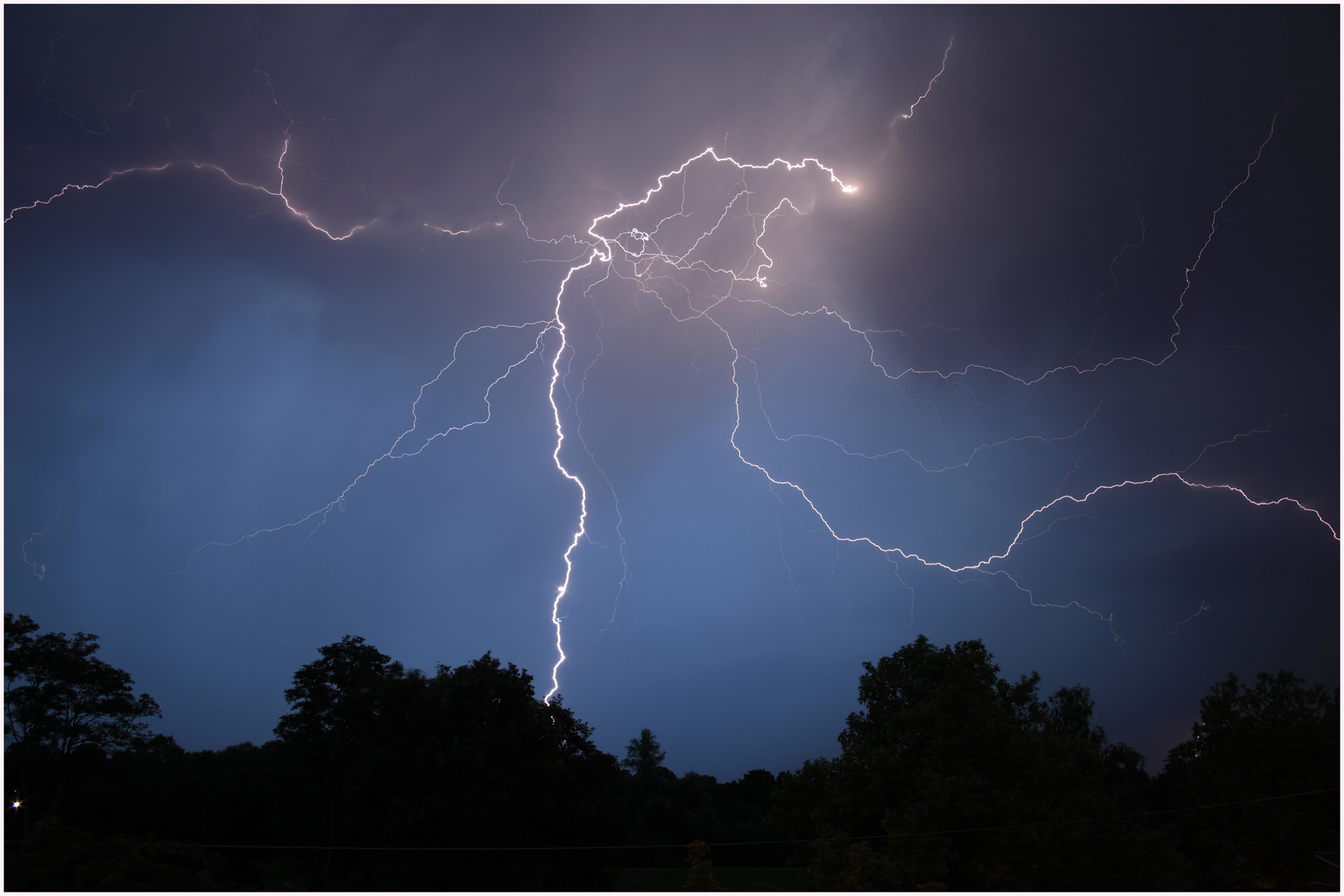 Gewitter über Rastatt