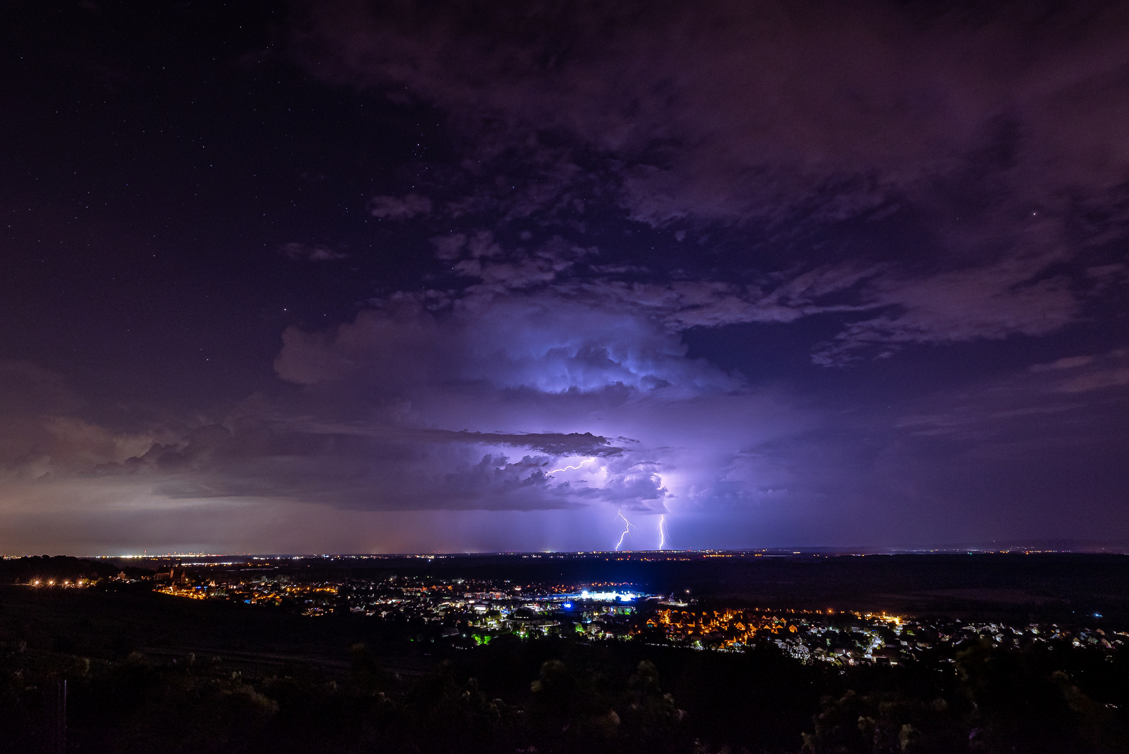 Gewitter über Rhein-Main