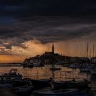 Gewitter über Rovinj