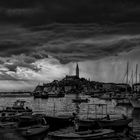 Gewitter über Rovinj