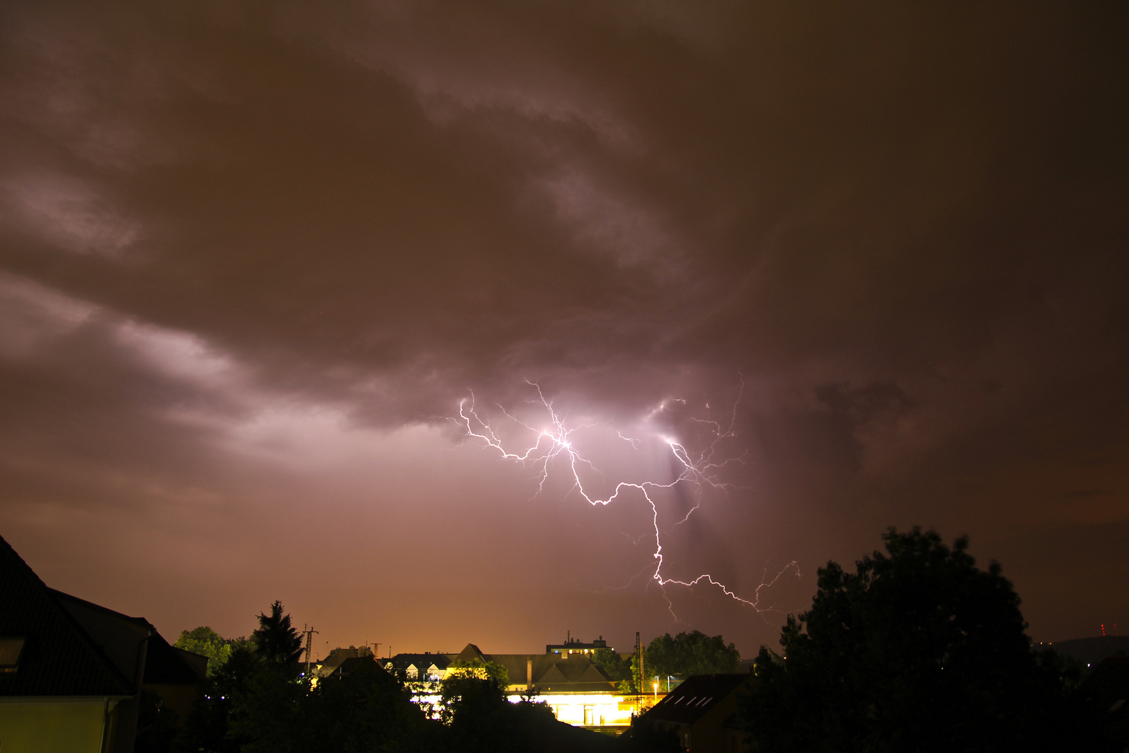 Gewitter über Saarlouis