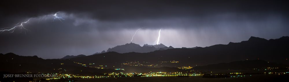 Gewitter über Säntisgebiet