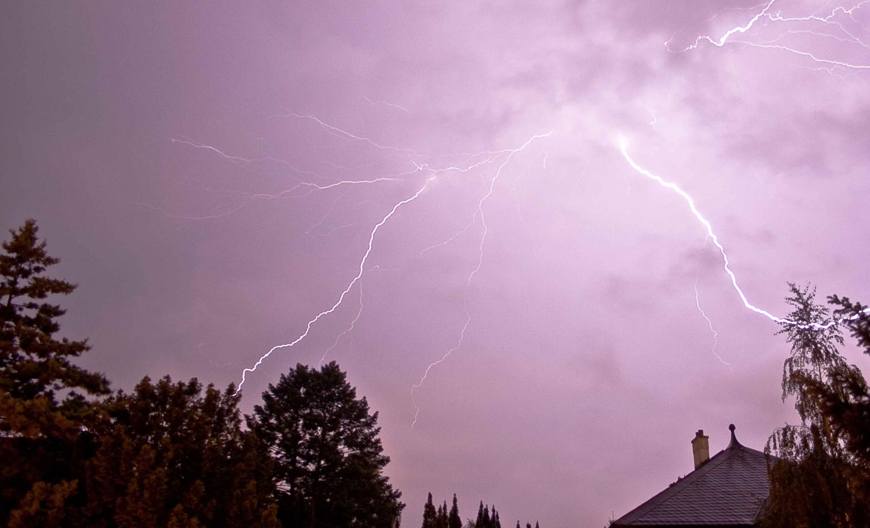 Gewitter über Schleswig-Holstein