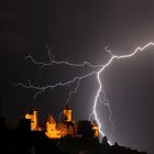 Gewitter über Schloss Braunfels