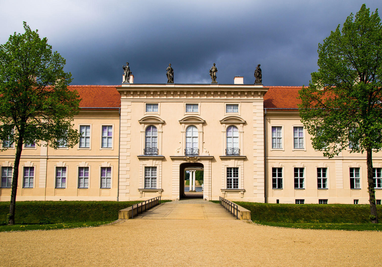 Gewitter über Schloss Rheinstein