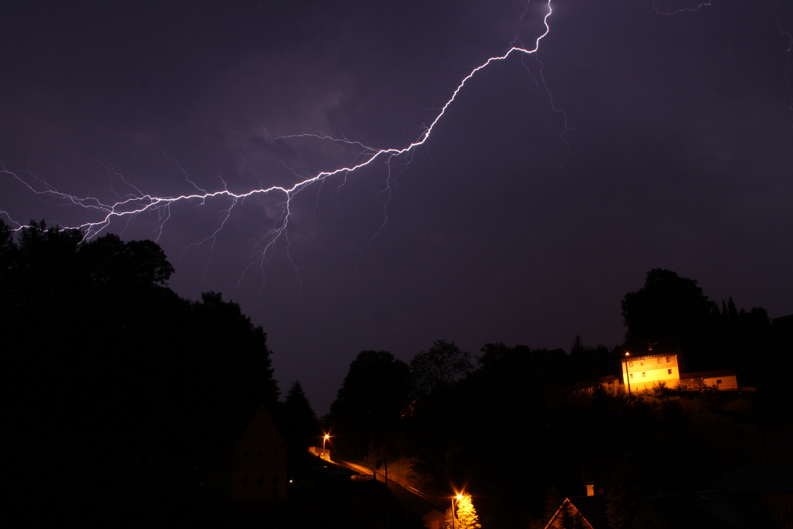 Gewitter über Schöna