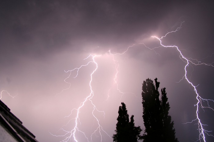 Gewitter über Schönebeck