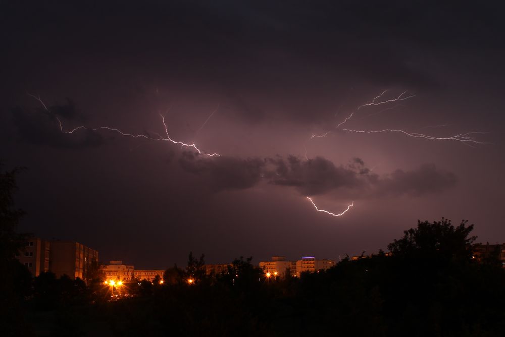 Gewitter über Schwedt