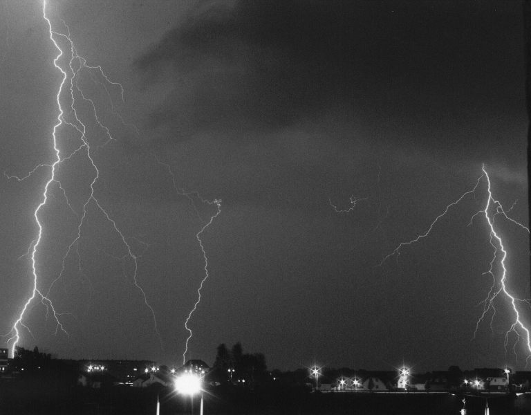 Gewitter über Schwedt