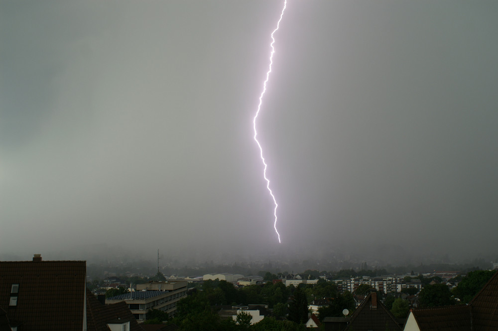 Gewitter über Schwelm