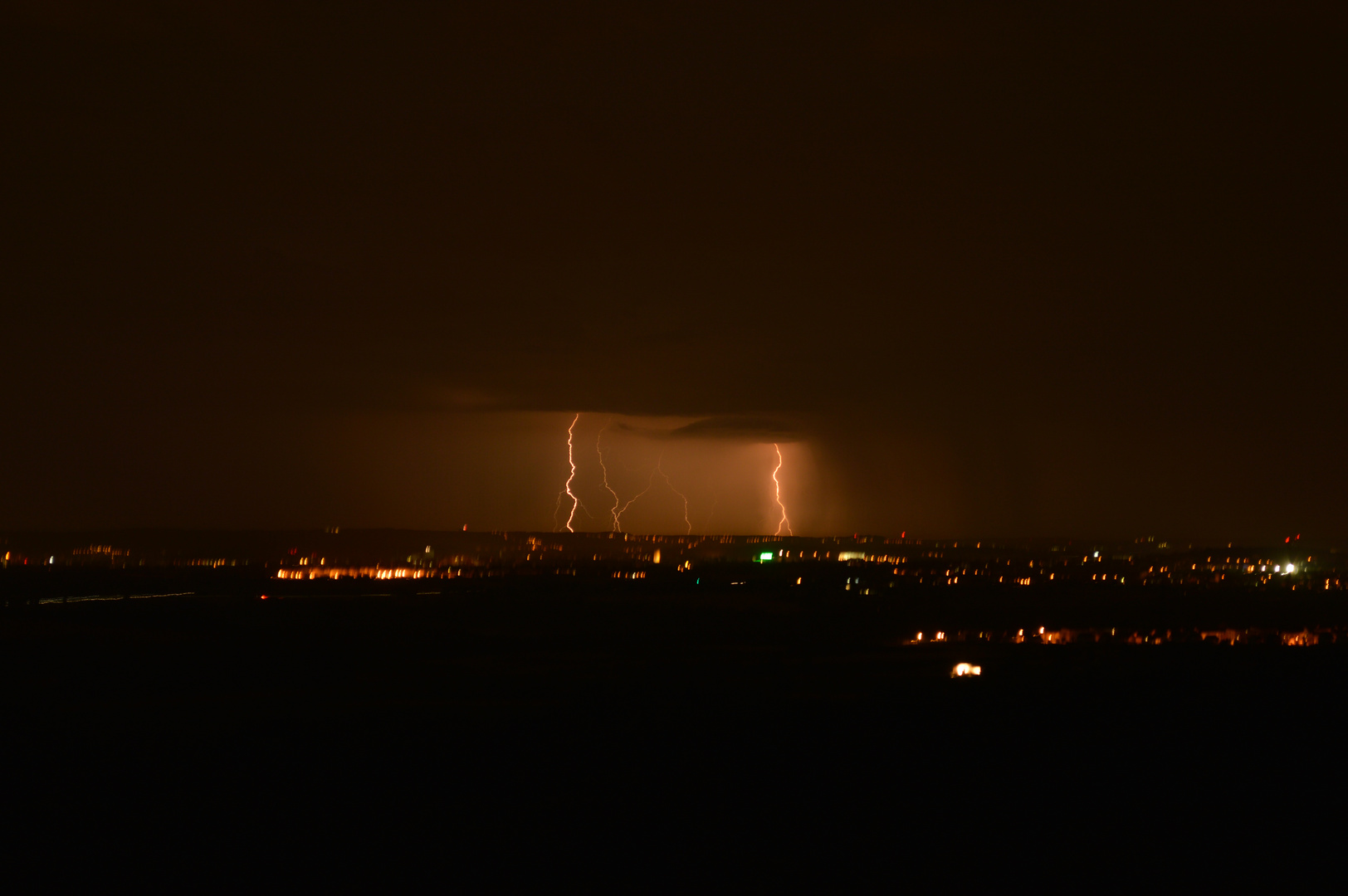 Gewitter über Stuttgart